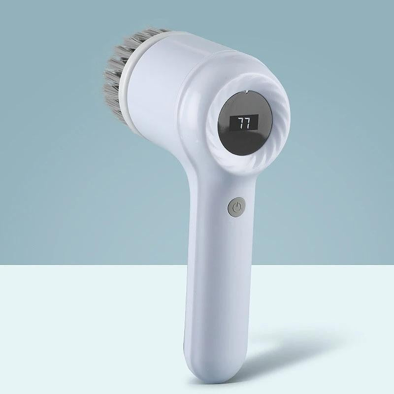 2025 Cordless Electric Spin Scrubber with 5 Brushes,Ipx7 Waterproof Rechargeable