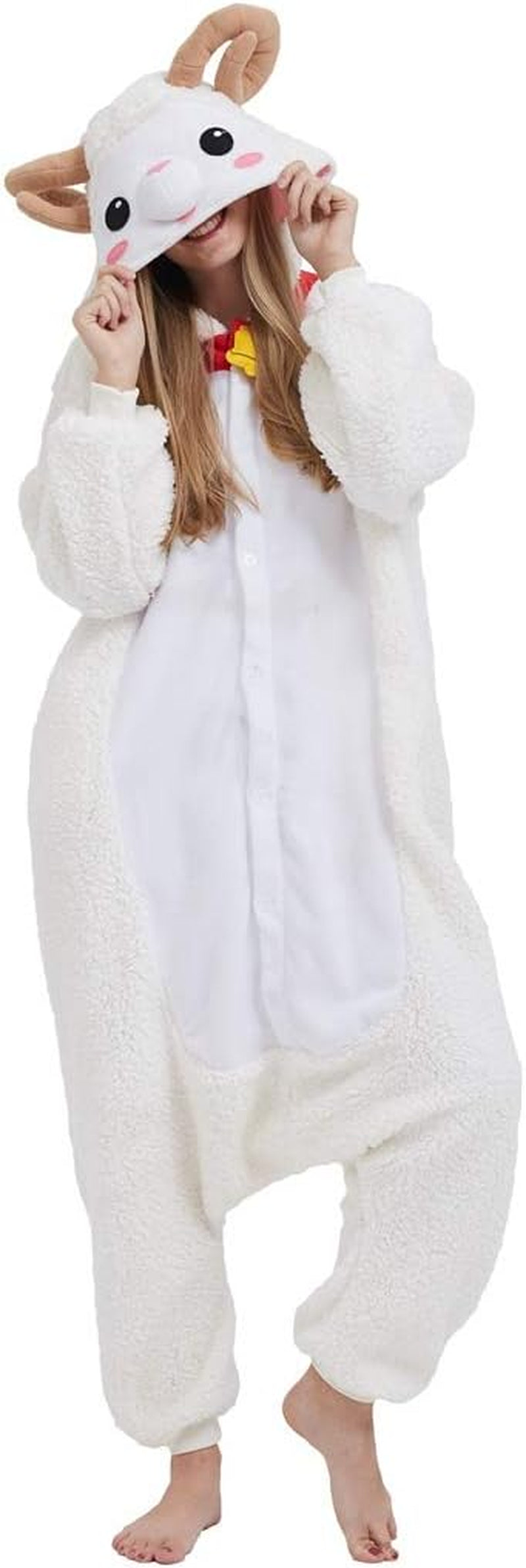 Adult Onesie Animal Halloween Cosplay Costume One Piece Pajamas for Women and Men