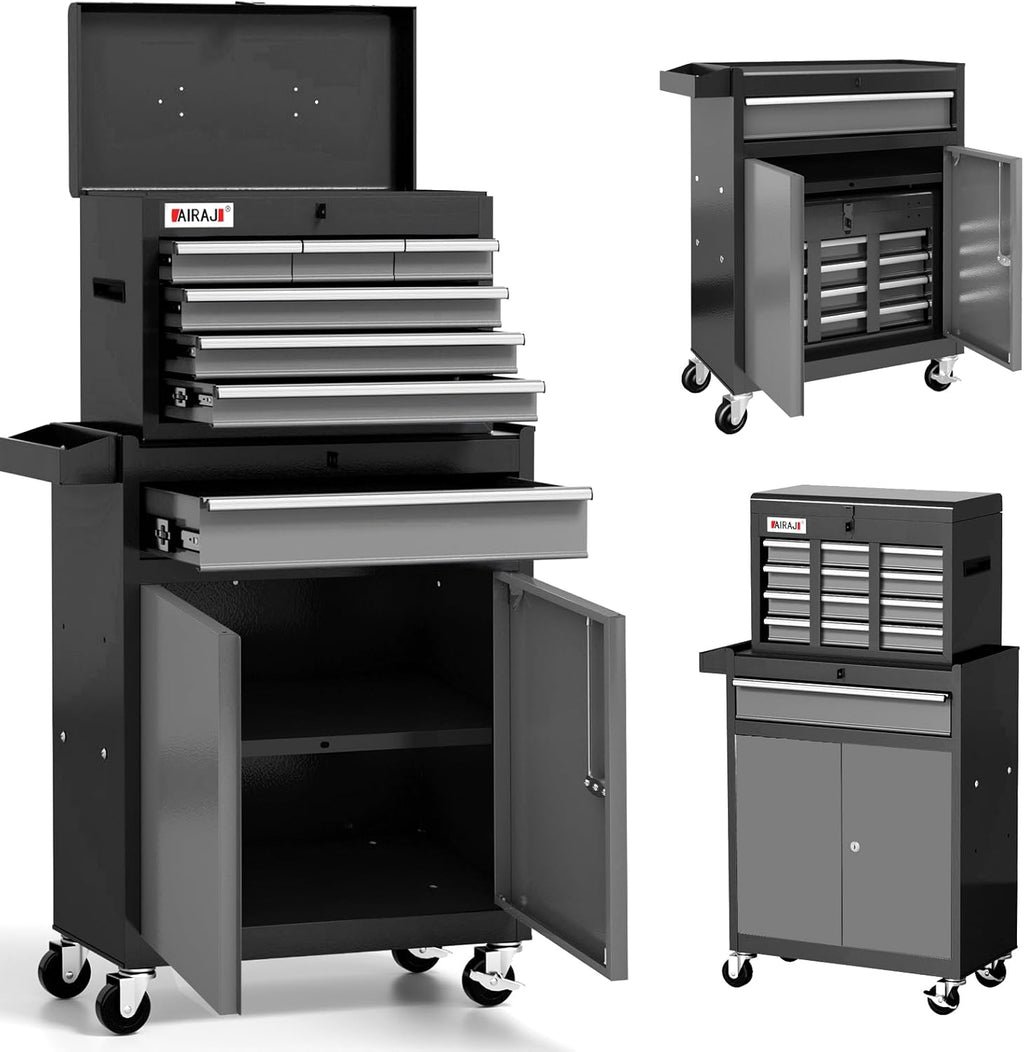 Tool Chest 7-Drawers, 40'' H Rolling Tool Chest with Wheels