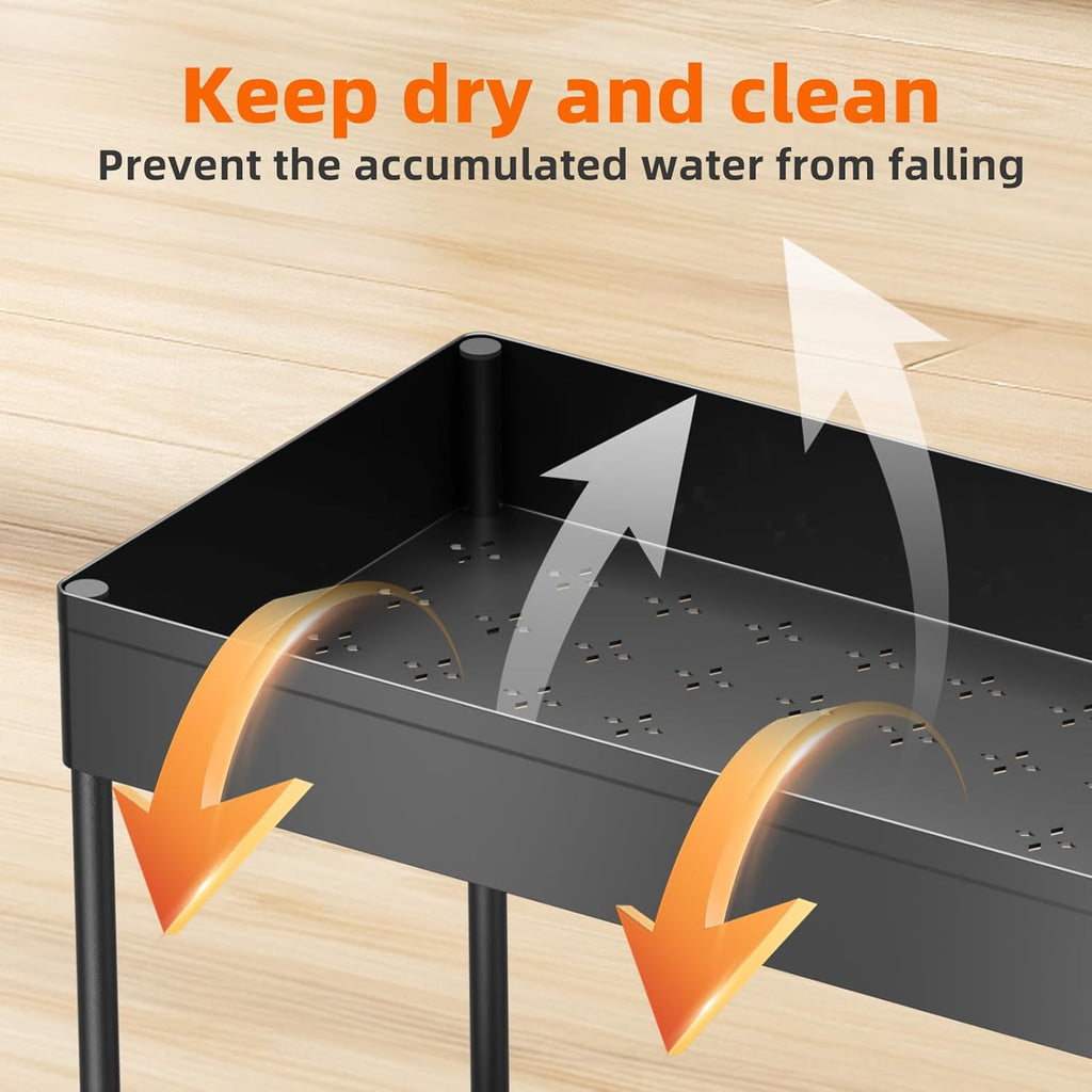 Space-Saving 2-Tier Under-Sink Organizer