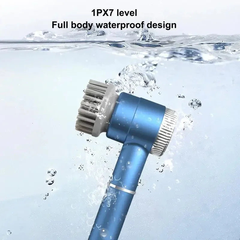 Bathroom Professional Cleaning Automatic Handheld Rechargeable Electric Cleaning Brush Kitchen Dishwashing