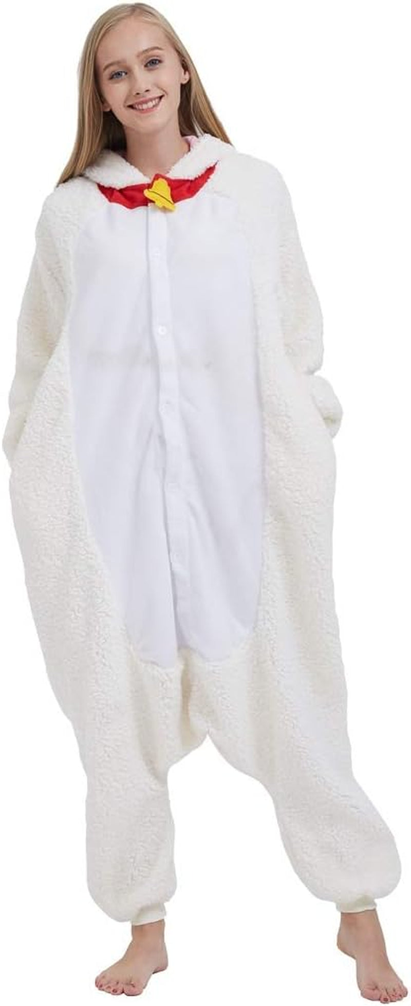 Adult Onesie Animal Halloween Cosplay Costume One Piece Pajamas for Women and Men