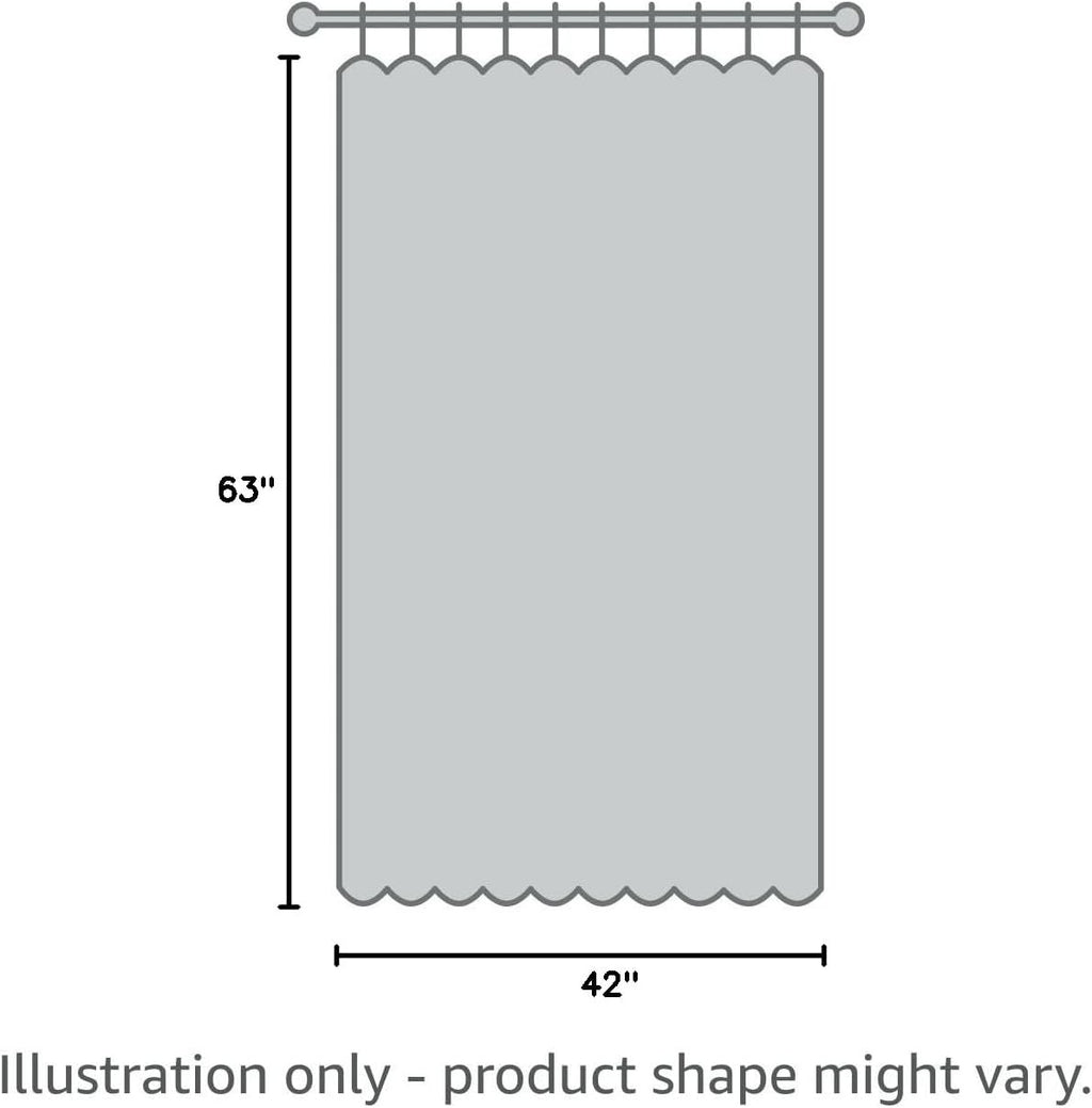 Baby Pink Blackout Curtains/42 X 63 Inch/Set of Two Panels Grommet Bedroom Curtains